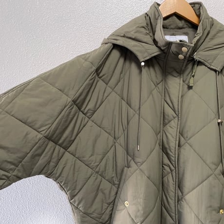 2024AW / SLOBE IENA 撥水パッディドフーディーポンチョ