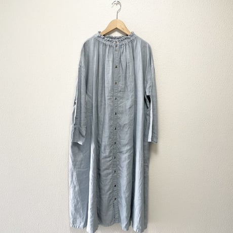 nest Robe リネンシャーリングネックワンピース
