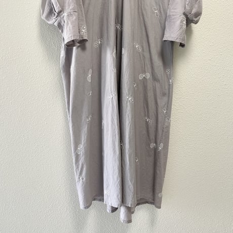 mina perhonen laundry  choucho コットンシルクフレアワンピース