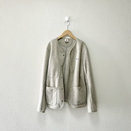 gevaco  両面起毛メランジフリースジャケット