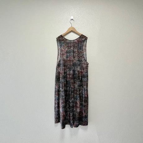 2025AW / l'atelier du savon check × hana 2wayノースリワンピース