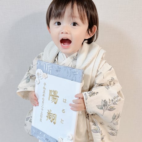 命名パネル　刺繍レース
