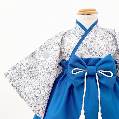 [M] アデラジャ グレー×スモーキーブルー（衣類）