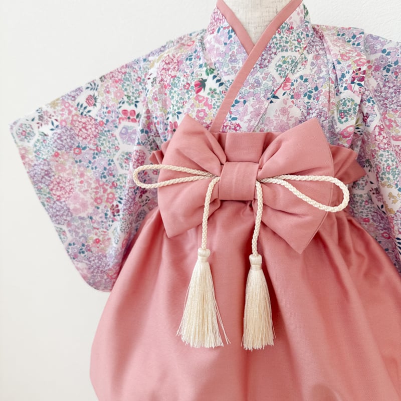 S] パッチワーク ピンク×ピンク（衣類） | moco moco powan