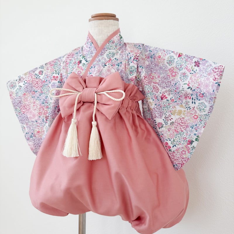 ピンクのパッチワークの部分が可愛いです。 数量5から】 生地 『シーチング プチコレクション パッチワーク