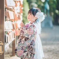 S] 優桜 アイボリー×ピンク（衣類） | moco moco powan