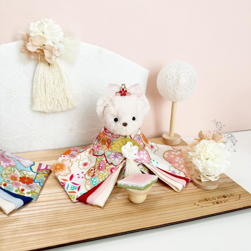 ハンドメイドおひなさま♡くまちゃん雛人形 楽天市場】くまのおひなさまの通販