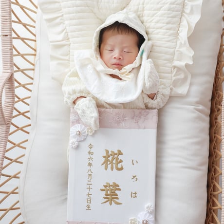 命名パネル　刺繍レース