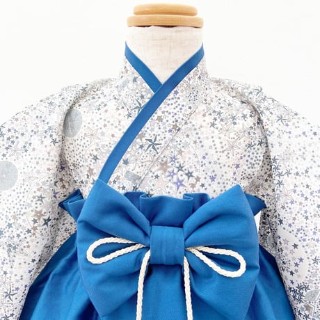 [L] アデラジャ グレー×スモーキーブルー（衣類）