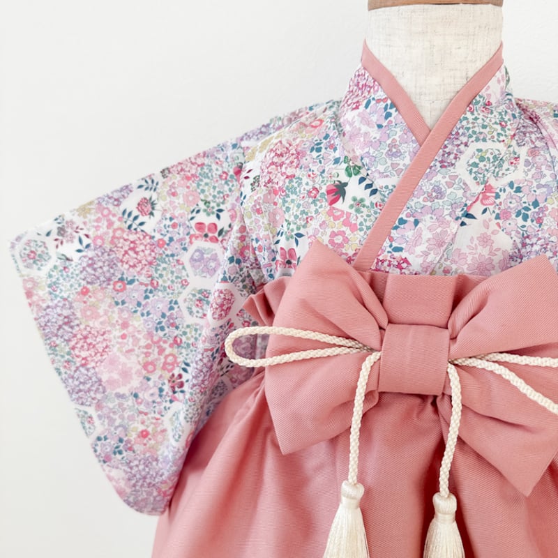 S] パッチワーク ピンク×ピンク（衣類） | moco moco powan