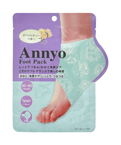 Annyoフットパック(ホワイトティーの香り・かかと専用)