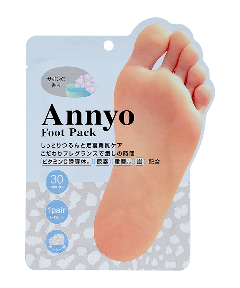 フットケア nanashi Annyoフットパック(サボンの香り・チーター柄) | PIERAS OFFICIAL STORE