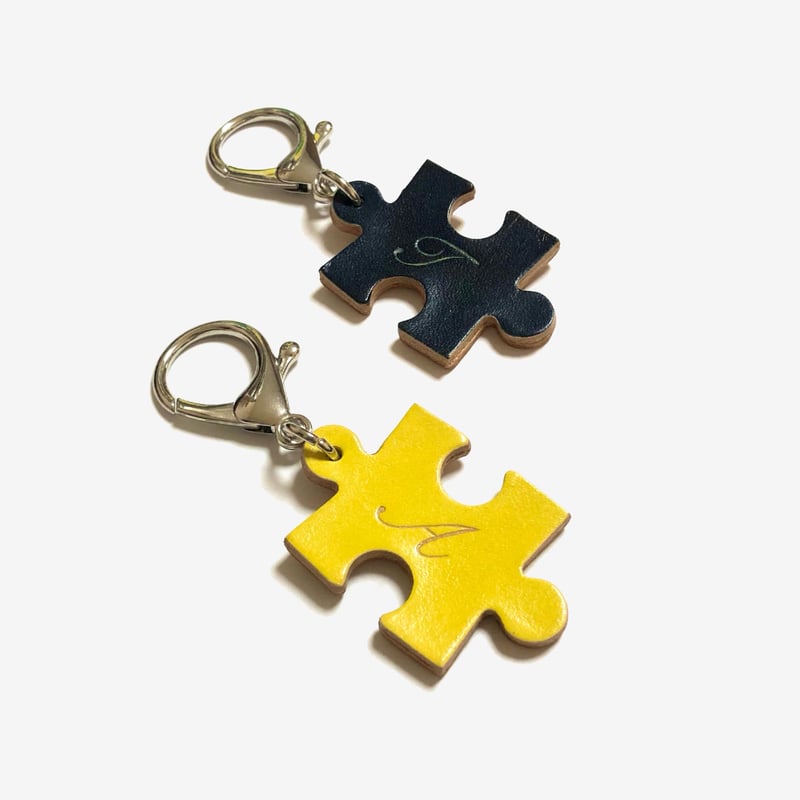 パズルキーホルダー | 革製品オーダーメイド専門店 革小物 鞄