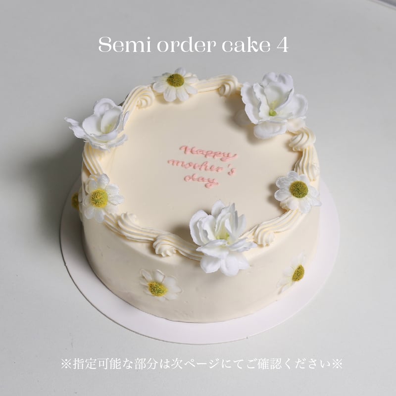 Semi order cake 4 | kizashi cake