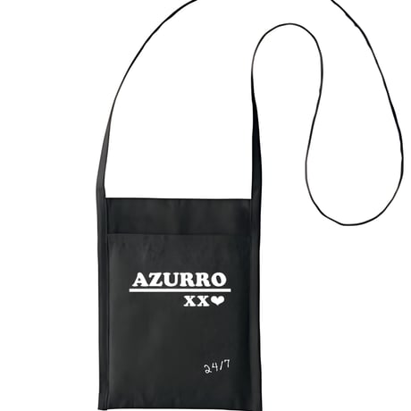 AZURRO logo-5oz Cotton Mini Sacoche