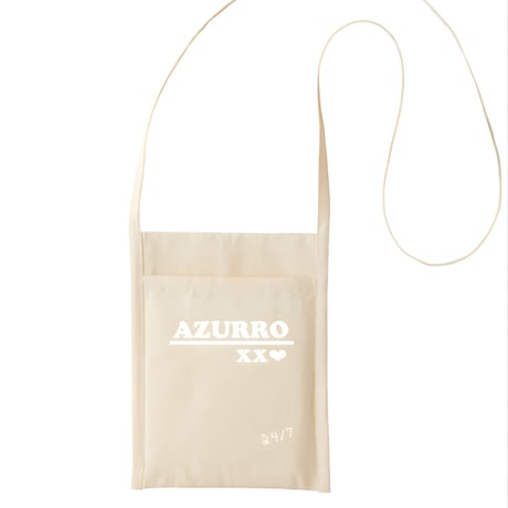 AZURRO logo-5oz Cotton Mini Sacoche