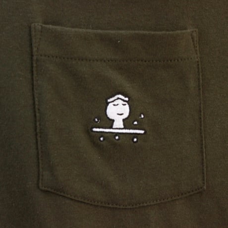 刺しゅうポケＴ  グリーン
