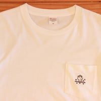 刺しゅうポケＴ  ホワイト