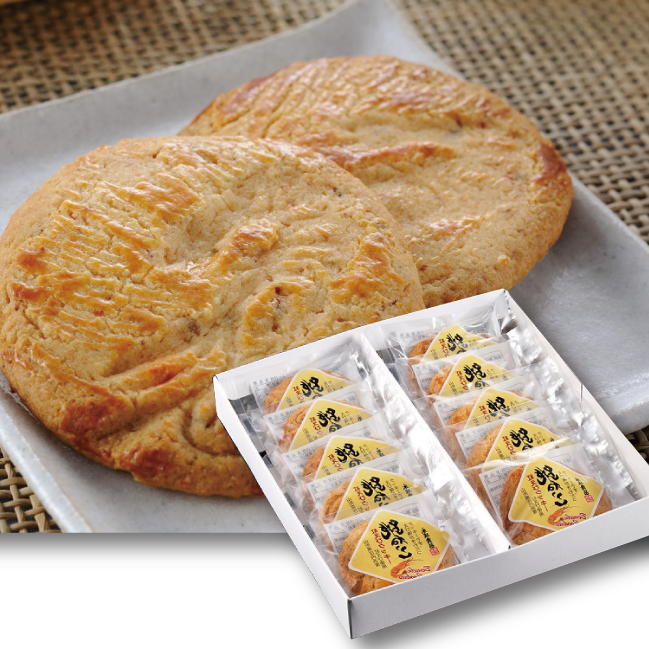 紅えびクッキー 跳ねっこ 1箱 10枚入り | 永成食品オンラインストア