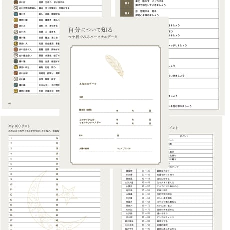 【毎週火曜締切／木曜日配送】マヤ暦ダイアリー：マヤンアムレットvol.5　2024年7月8日始まり260日周期のダイアリー3,300円（税込）