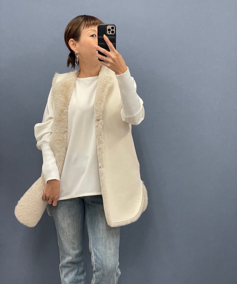 Dignite collier ディニテコリエ 2way エコファーベスト | HA-CHI