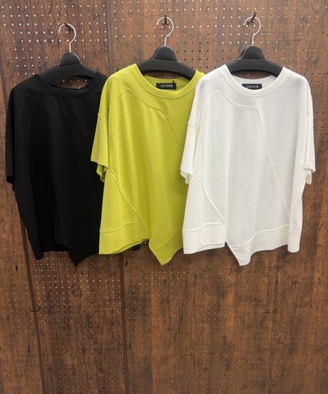 select 切り替えアシメデザインTシャツ