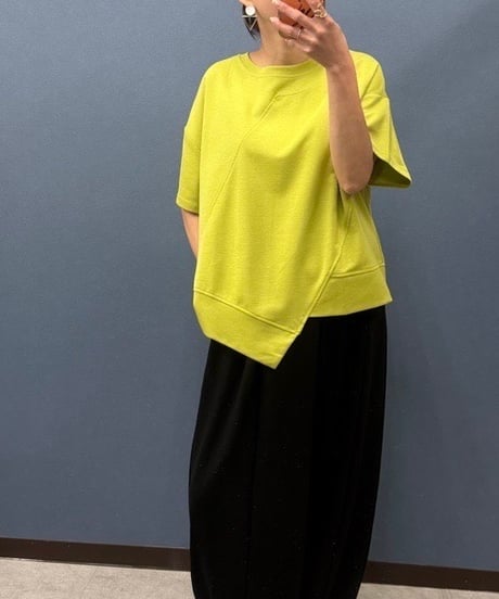 select 切り替えアシメデザインTシャツ