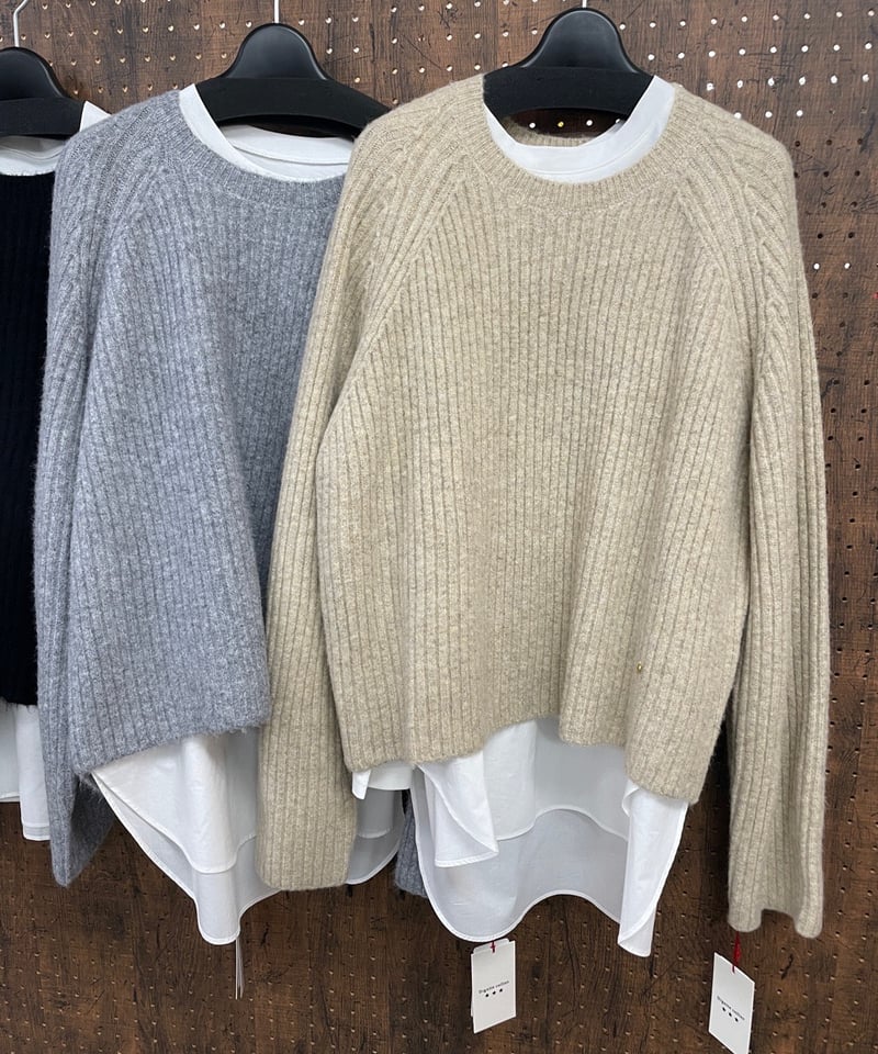 Dignite collier ディニテコリエ セットアップニット | HA-CHI