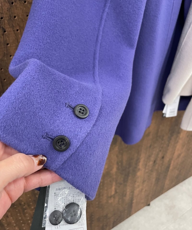 Dignite collier ディニテコリエ ダブルフェイス ジャケットコート