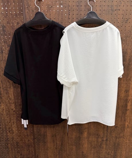 Pauline Bleu ポリーヌブロー　カットショルダールーズTシャツ