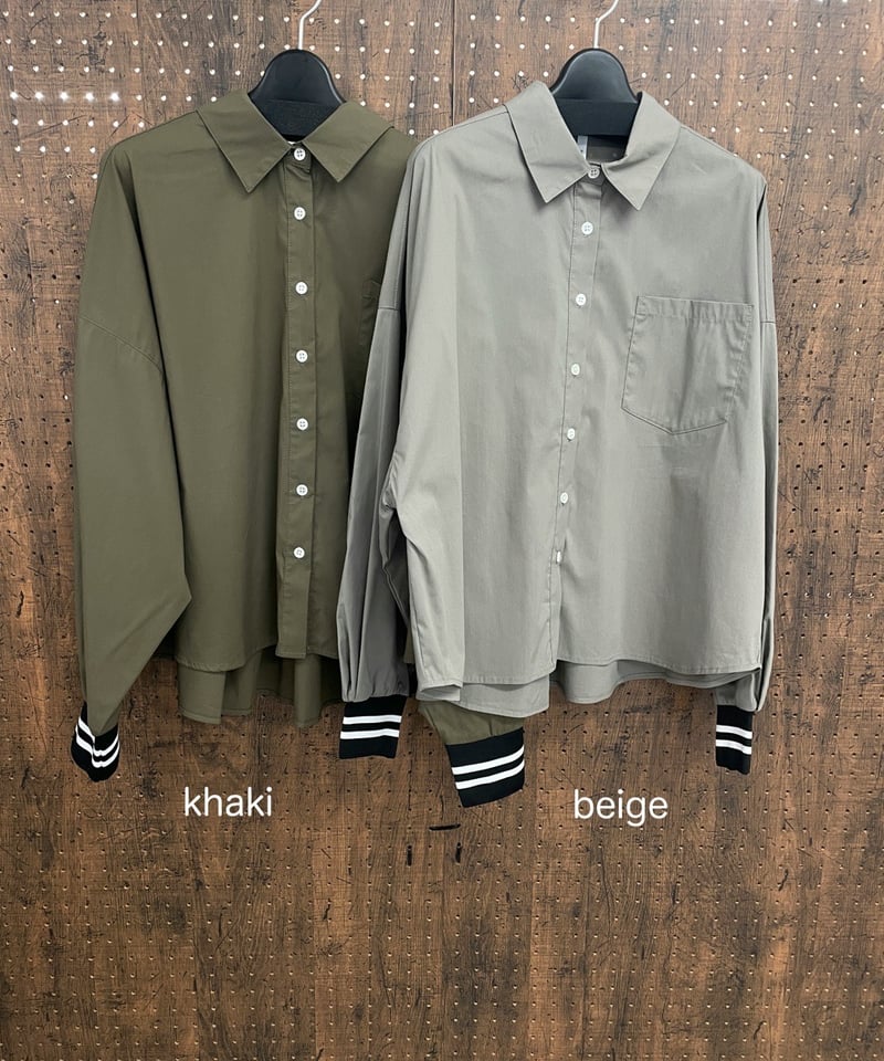 Dignite collier ディニテコリエ ストライプラインシャツ | HA-CHI