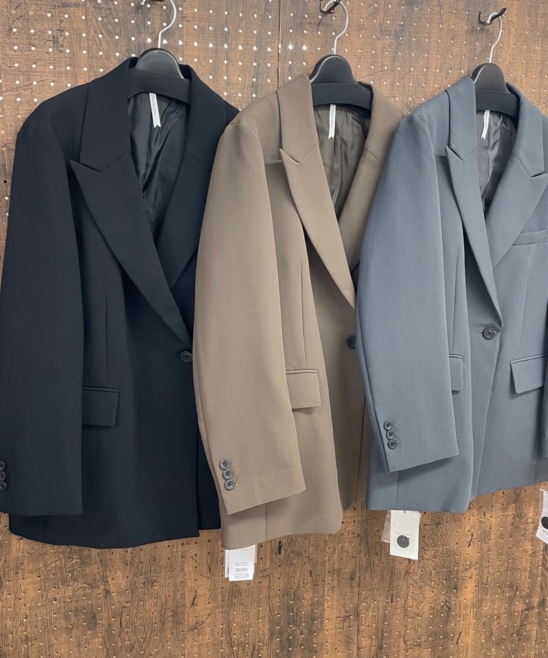 Dignite collier ディニテコリエ ダブル合わせジャケット | HA-CHI