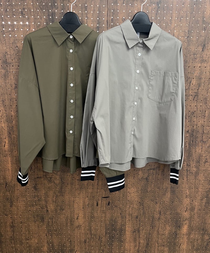 Dignite collier ディニテコリエ ストライプラインシャツ | HA-CHI