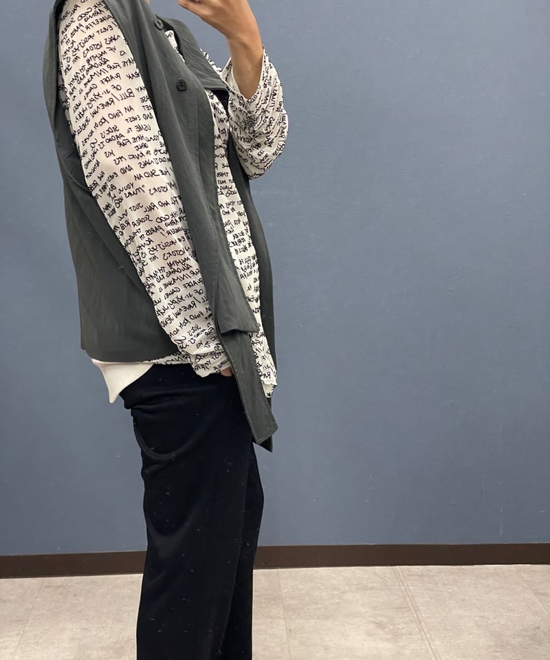 Pauline Bleu ポリーヌブロー デザインジレ | HA-CHI