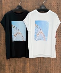 Dignite collier ディニテコリエ　フォトプリントTシャツ　観覧車