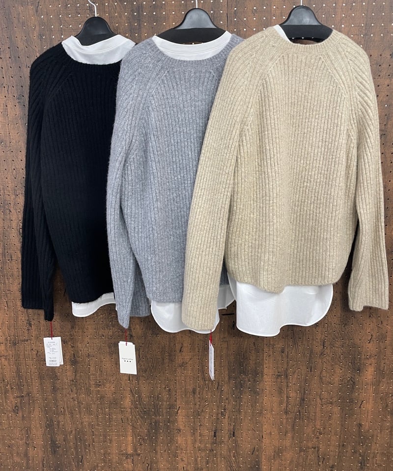 Dignite collier ディニテコリエ セットアップニット | HA-CHI