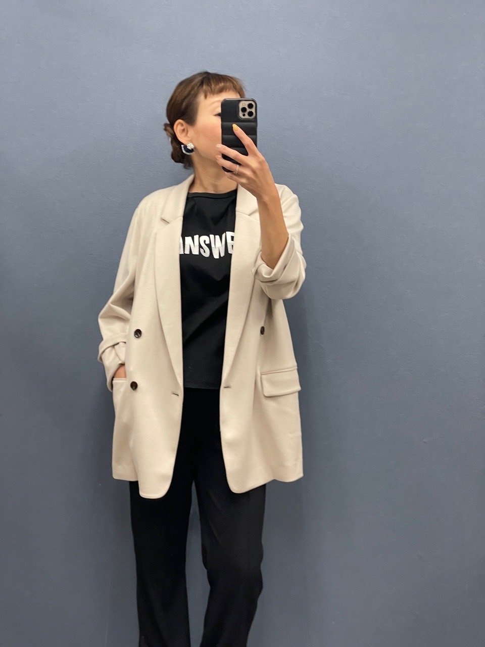 新品タグ付きDignite Collier ディニテコリエ ベスト ジャケット Dignite collier(ディニテコリエ)ノースリーブ・ZIPベストの通販