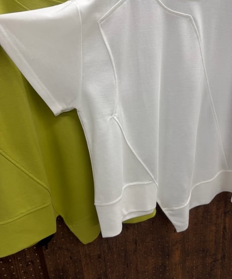 select 切り替えアシメデザインTシャツ