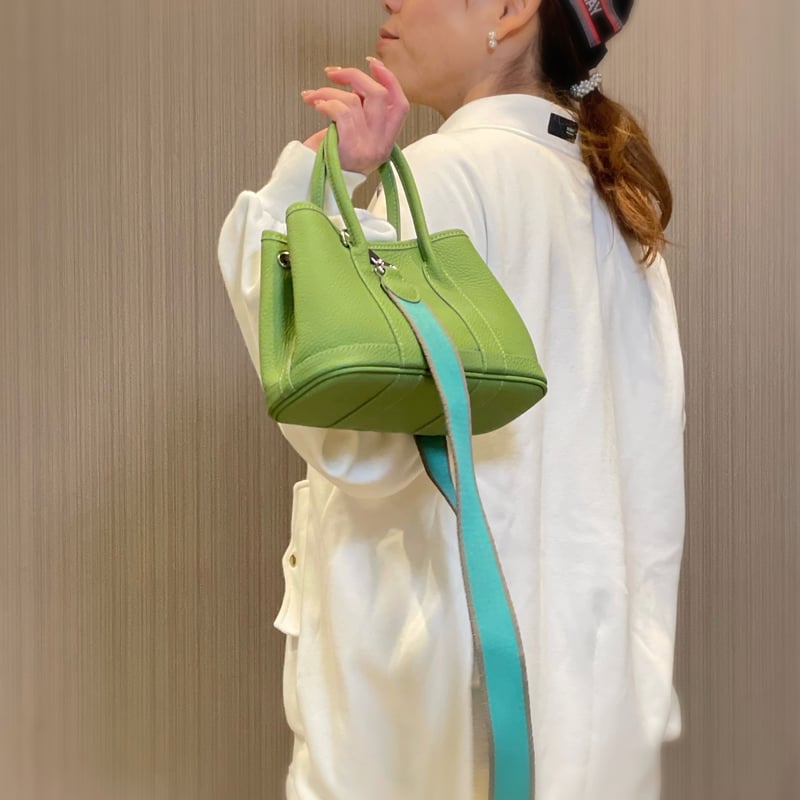 ☆新色☆牛革レザートートバッグmini アップルグリーン | HA-CHI