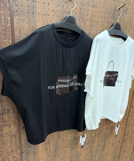 Pauline Bleu ポリーヌブロー　bagプリントTシャツ