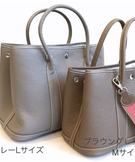 ✳︎2色再販✳︎牛革レザートートバッグ Lサイズ ・5col
