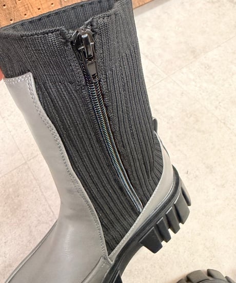libero リベロ　ストレッチリブニットブーツ