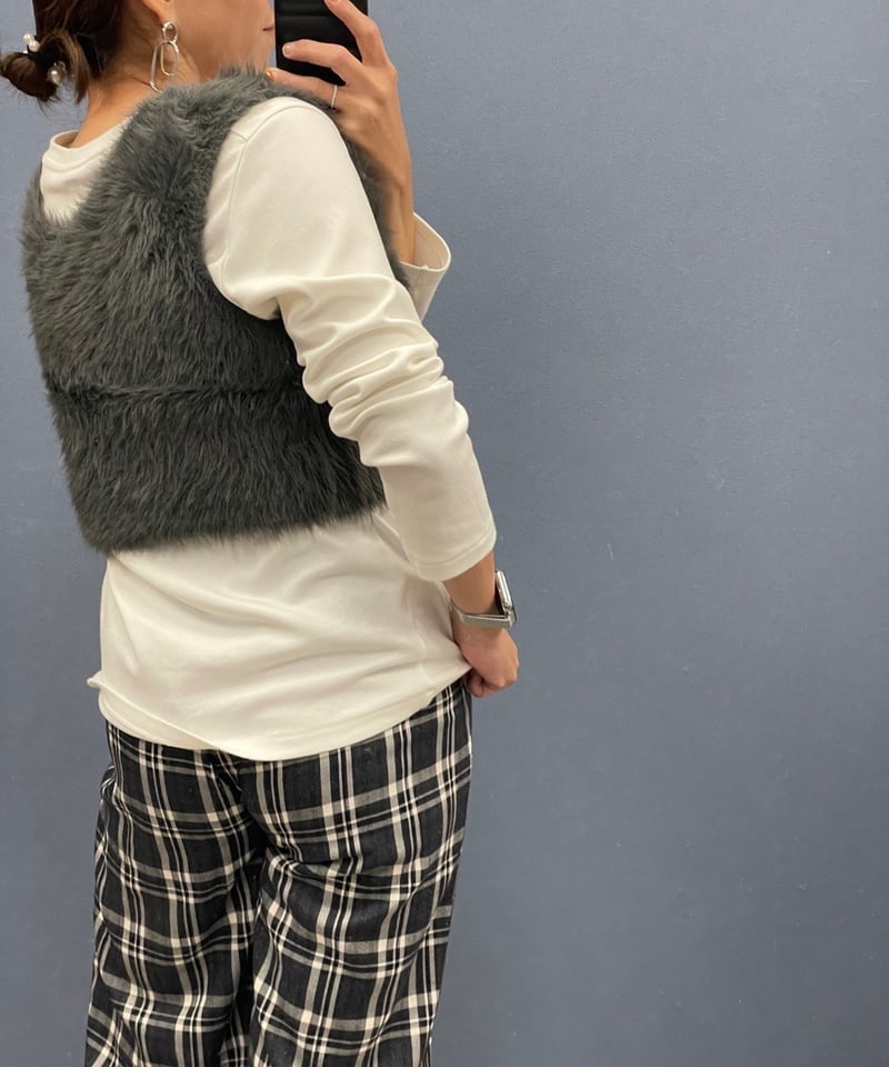 Dignite collier ディニテコリエ ストレッチフェイクファー Dignite collier ディニテコリエ ストレッチフェイクファー