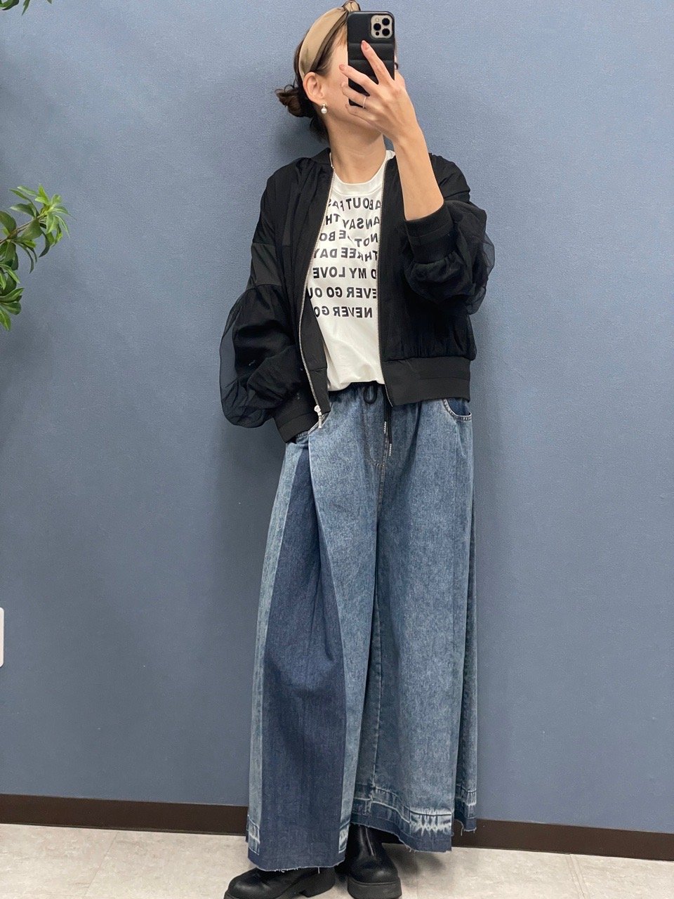 Dignite collier ディニテコリエ チュールブルゾン | HA-CHI