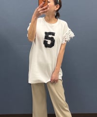 Pauline Bleu ポリーヌブロー　no.5 ビジューTシャツ