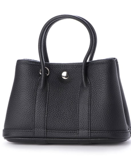 【再入荷】牛革レザートートバッグmini　ブラック
