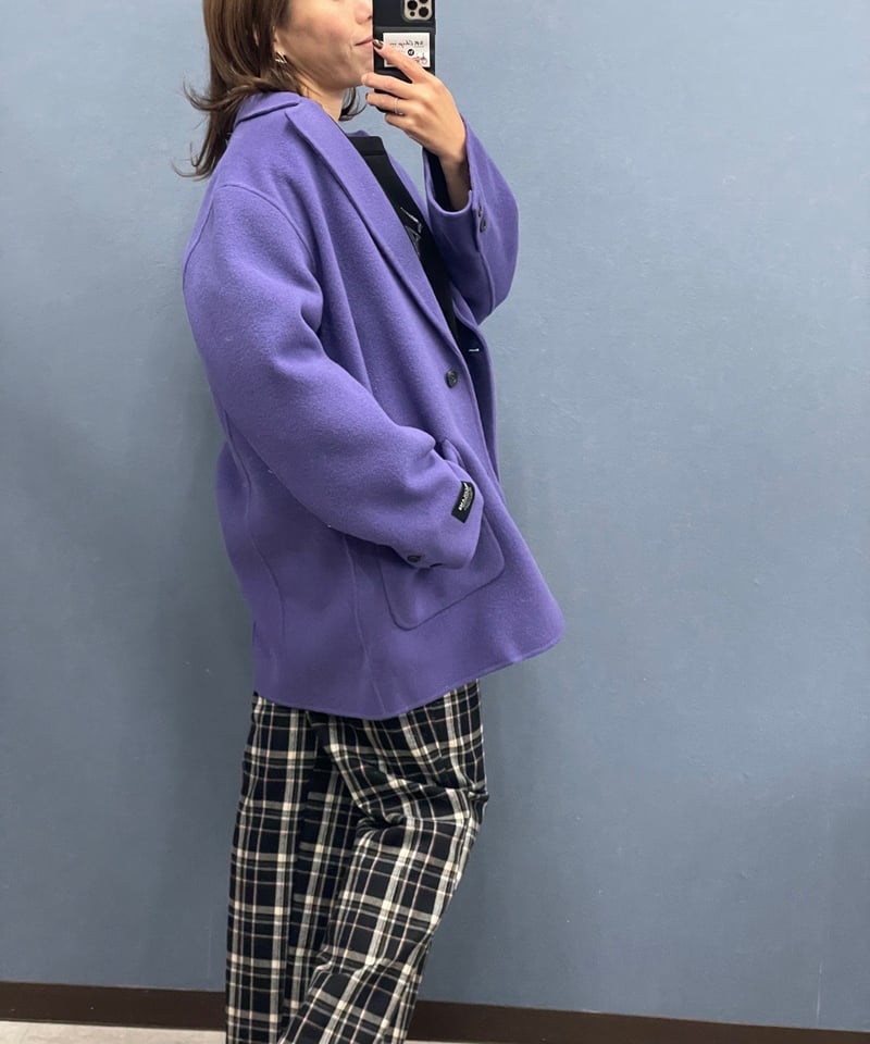 Dignite collier ディニテコリエ ダブルフェイス ジャケットコート