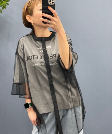 DONA MARIE シースルーブラウス