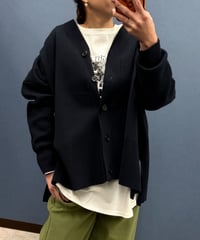Dignite collier ディニテコリエ ボックスシルエット カーデ