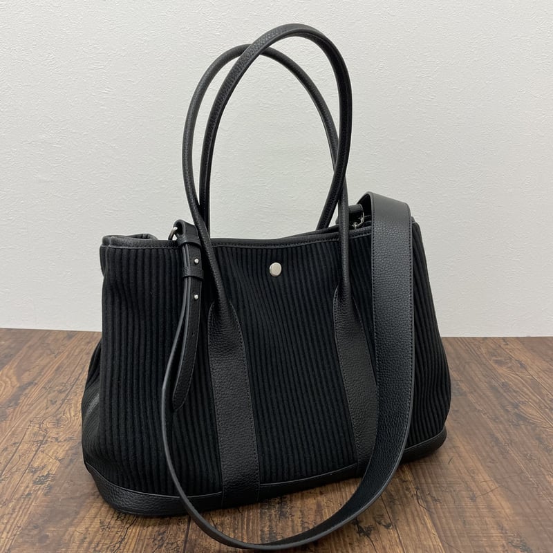 スイス軍使用品ウールブランケット レザーベルト トートバッグ